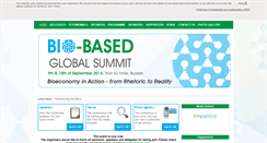 Desktop Screenshot of biobased-global-summit.com
