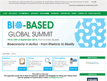 Tablet Screenshot of biobased-global-summit.com